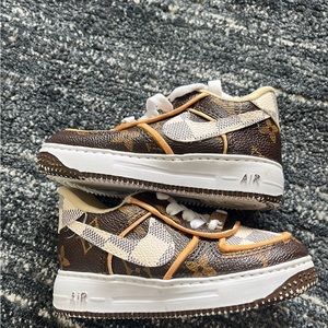 Toddler boy custom Nikes